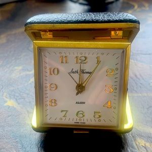 Seth Thomas Travel Clock - Mint Condition
